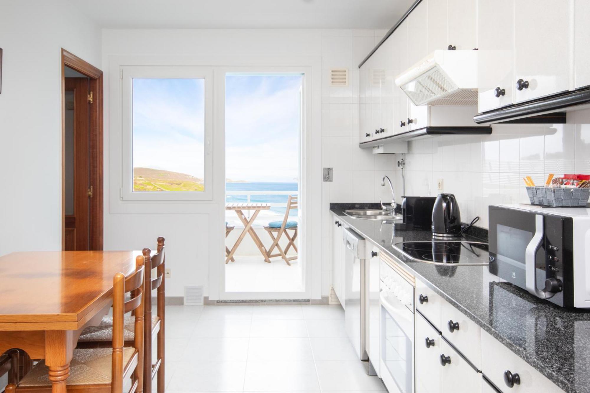 Ag Apartamento Nordes Malpica Primera Linea Playa Dış mekan fotoğraf