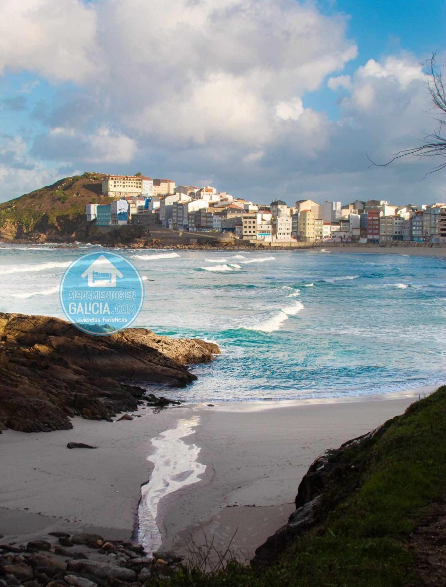 Ag Apartamento Nordes Malpica Primera Linea Playa Dış mekan fotoğraf