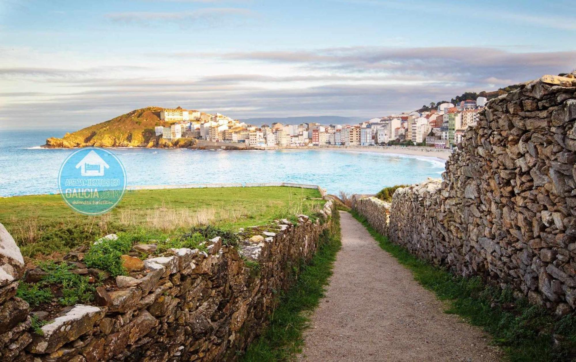 Ag Apartamento Nordes Malpica Primera Linea Playa Dış mekan fotoğraf