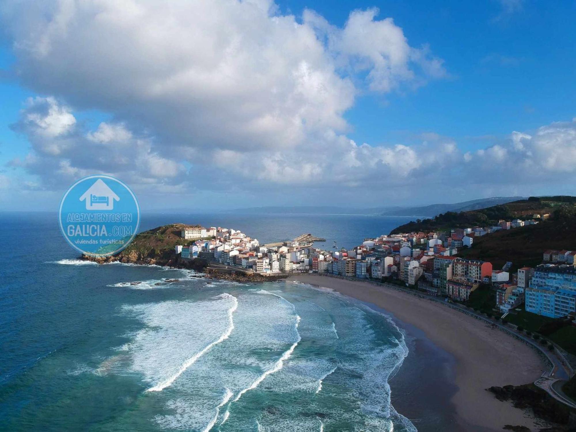 Ag Apartamento Nordes Malpica Primera Linea Playa Dış mekan fotoğraf